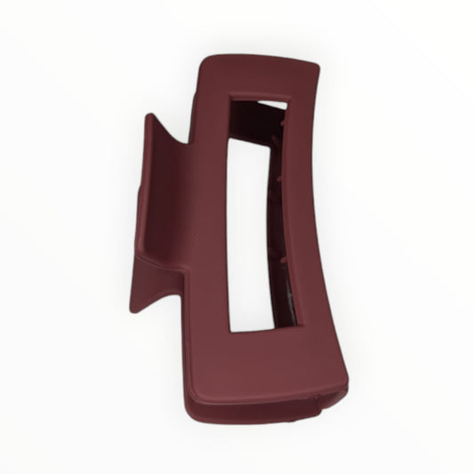 Vinröd Hårklämma - Large