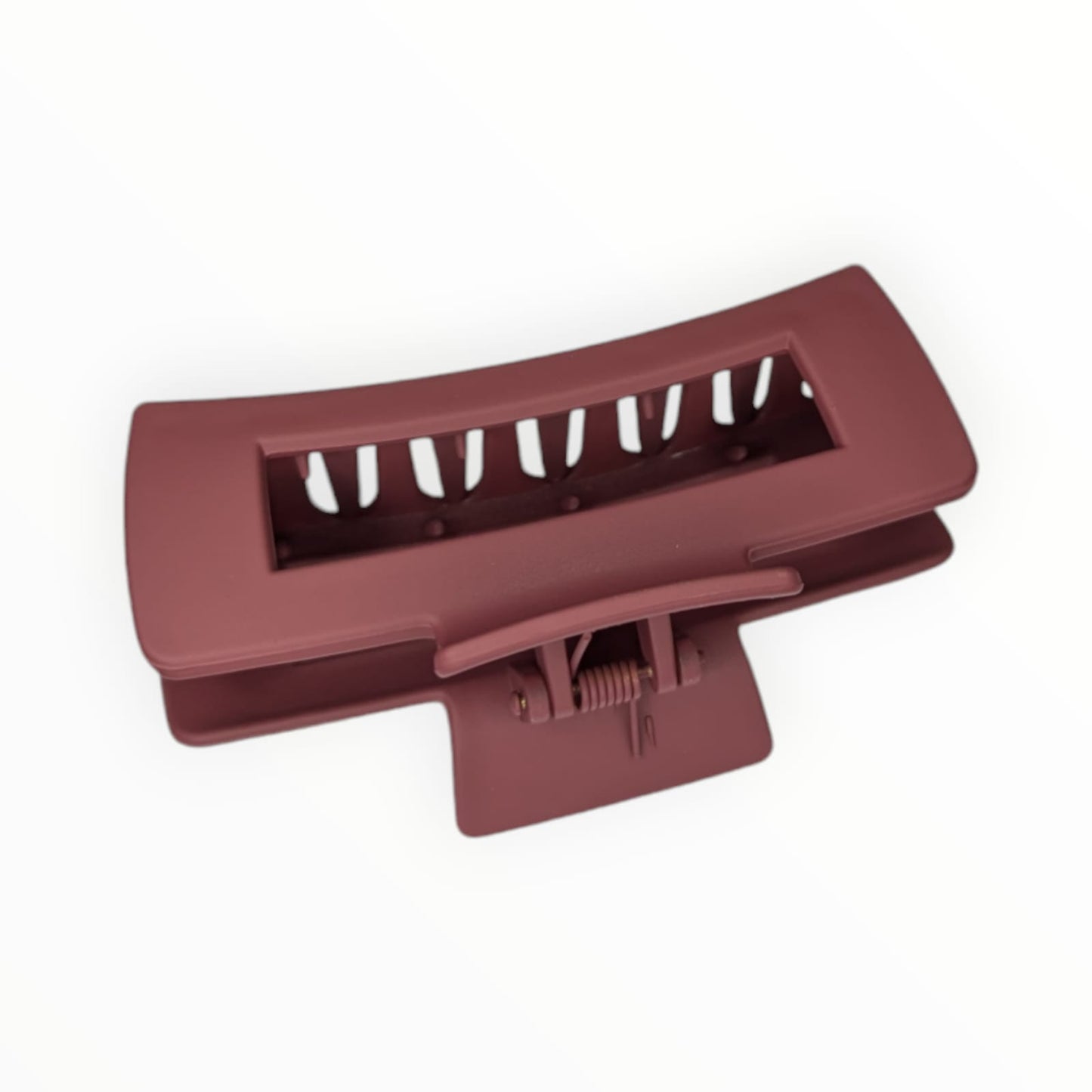 Vinröd Hårklämma - Large