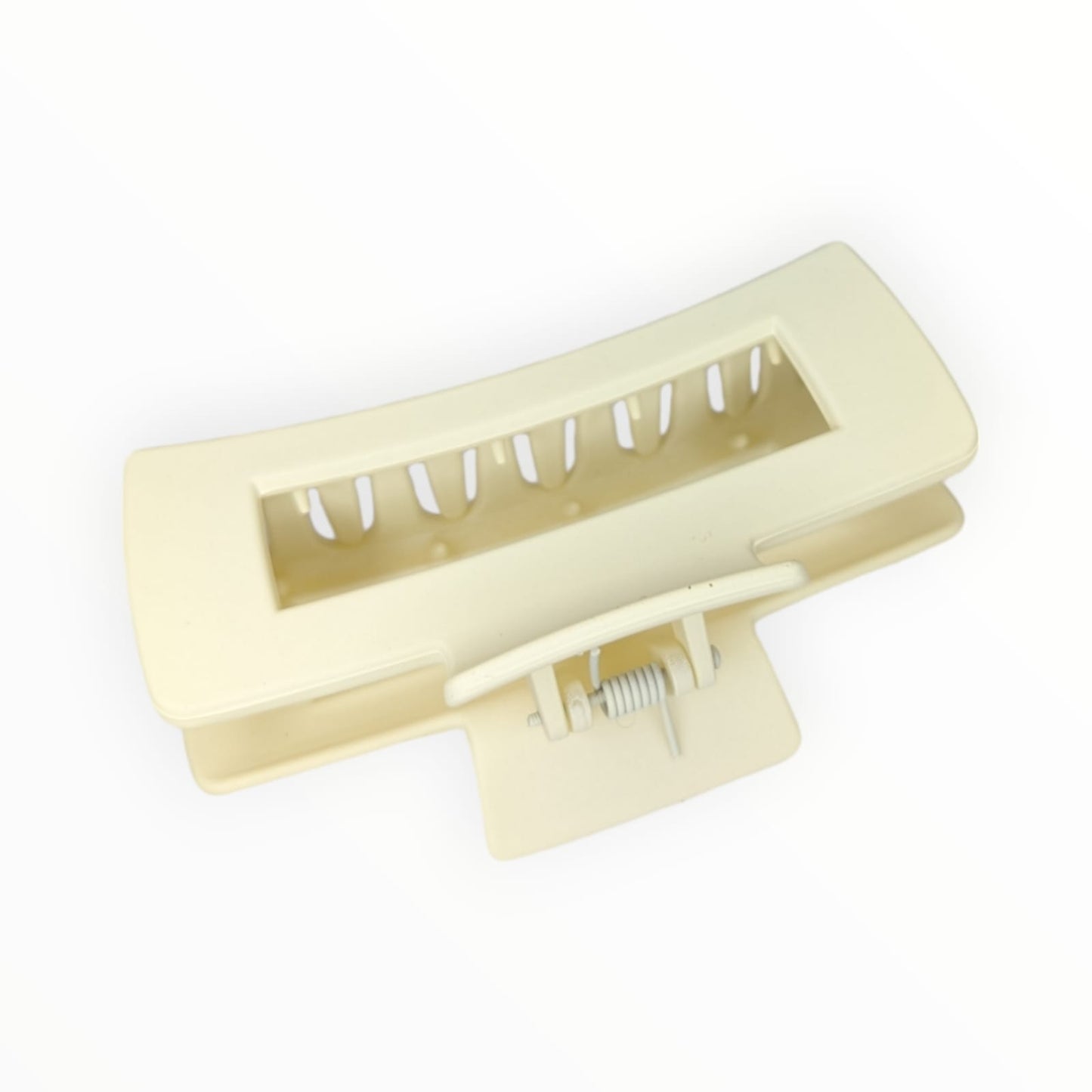 Vit Hårklämma - Large